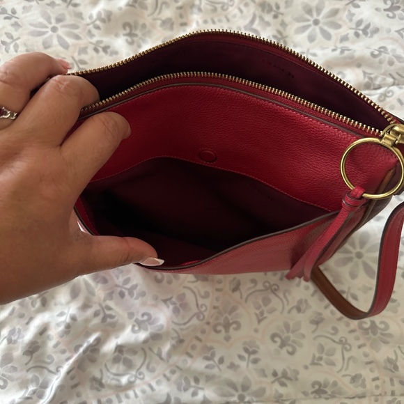 Coach Red leather crossbody - Picture 5 of 5
